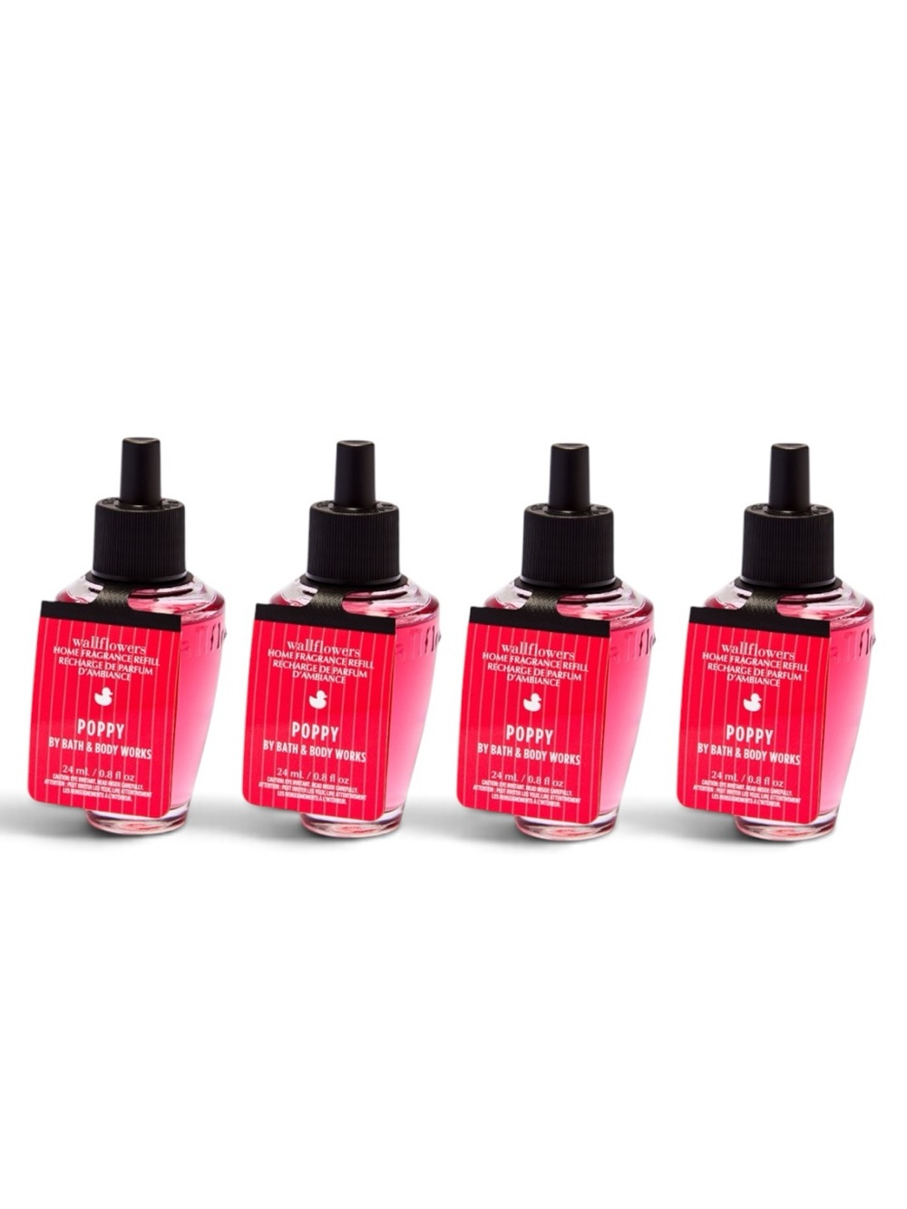 4X POPPY Bath & Body Works Wallflower Refills